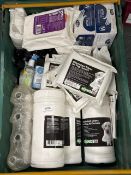 Quantity of Hygiene Products, including instant Alcohol, Disinfectant Wipes, Nitrile Gloves Etc (