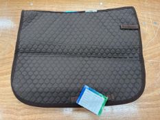 Nuumed by Griffin quilt pad half wool, style DR in brown Size: M