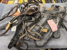 Quantity Of Various Horse Tack - Bridles, Head Stalls, etc. RRP: £150