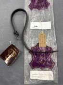 Sabre Leather Flash Strap 16mm, Cob in Black