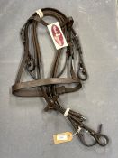 Windsor Leather Hunter Bridle Shetland Size Havana 272-S-HA