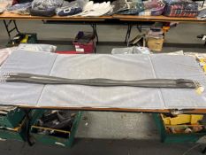 Jeffries Leather Padded Atherstone Girth with 1 Elasticated Side in Black 56”