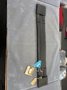 Stubben Leather Dressage Girth with Covered Buckles in Black 28”