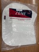 Comfort zone equestrian Airflex GP saddlecloth in white, Size: full