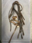 Sabre Hunt Double Bridle Cob Size Havana 2002-C Raised Nose & Brow