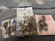 3x Cards of 16 Pairs of Jodhpur Clips