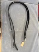 English Stirrup Leathers 54”in Black