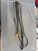 English Leather Full Running Martingale, Black