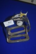 Pair of Eldonian Stainless Steel Stirrups 3.75”