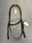 Zilco Synthetic Hackmore Bridle Full Size in Black