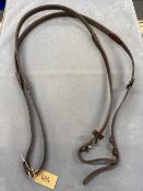 Stubben Brown Leather & Rubber Reins