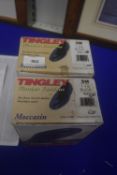 2x Pairs of Tingley Moccasin Rubber Overshoes, US Size: SM 7 to 8.5