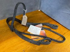 Jeffries Falcon Head Stall in Black, 18mm, COB