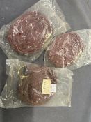 3 X Soft Web Lead Ropes - Brown