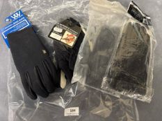 4x Pairs of Lady’s Riding Gloves Size: M