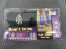 Pro Equine Sports Sling in Black SP200 Hind Leg Size: L