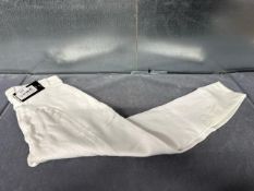 Equetech White Riding Breeches with Grip Seat Size: 26