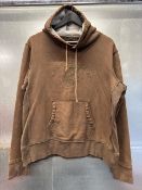 Crew Clothing, Brown Hoody Size 14