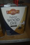1x 5L of Liberon Pallet Wood Dye Tudor Oak