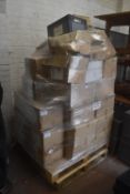 *Pallet containing a large quantity of labels