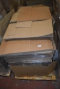*Pallet containing a large quantity of boxes