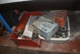 Blow Torch with a Quantity of Assorted Copper Fittings and Soldering Wire