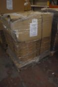 *Pallet containing a large quantity of small boxes