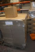*Pallet containing a large quantity of small boxes