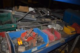 *Contents of Shelf to Include a Large Quantity of Screws, Bolts, Assorted Locks, etc.