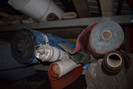 *Contents of Shelf to Include Assorted Retro Coach/Bus Fabrics