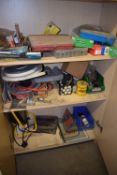 *Contents of Cabinet to Include Various Fixings, Tapes, Lightbulbs, etc.