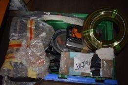 *Mixed Box Containing Assorted Lights, Tubing, Seal, etc.