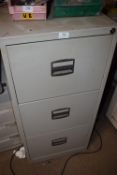 *Three Drawer Foolscap Filing Cabinet