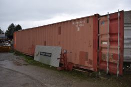 *Corten Steel 40ft Container (collection by appointment after 22nd, contents not included)