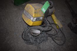 *Navy Morris Ceiling Mounted Electric Chain Block Hoist 500kg capacity