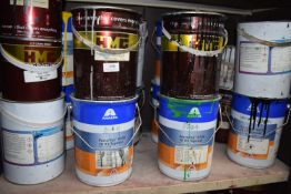 *Contents of Shelf to Include Assorted Paint, Topcoat, etc.