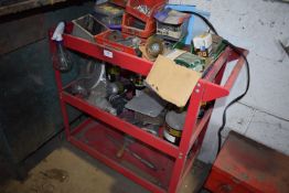 *Workshop Trolley 37x73cm x 72cm tall and Contents