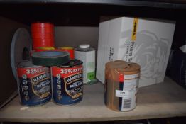 *Contents of Shelf to Include Assorted Tape, Metallic Paint, Paint Strainers, etc.