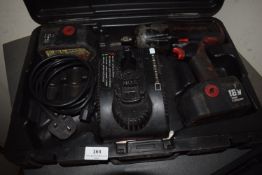 *Snap-on 1/2” Drive Impact Wrench with Case, Charger, and 2x Batteries