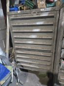 *10 Drawer Storage Cabinet Approx 115cm Tall