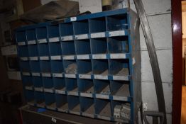 *Set of Fourteen Pigeonholes 34”x12” x 24” tall