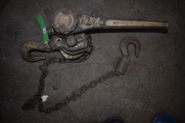 *Morris Rachet Lever Hoist