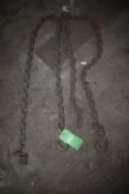 *2x ~2m Chains with Hook on One End