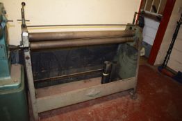 *F.J. Edwards Set of Rollers 4ft Capacity, on Castors, has Crank Handle