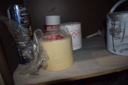 *Contents of Two Shelves to Include Tape, Thinners, Hardeners, etc.