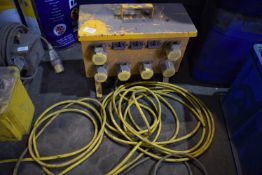 *110v Six Way Splitter (no plug)