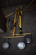 *2x 240v Tripod Work Lamps, and a Portable 110v Work Light