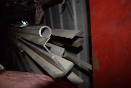 *Contents of Two Shelves to Include Assorted Metal Sections and Trim