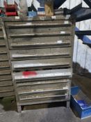 *9 Drawer Storage Cabinet Approx 115cm Tall