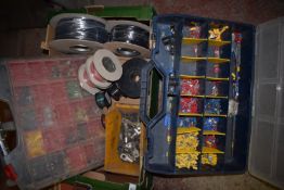 *Assorted Reels of Wire and Electrical Fixings